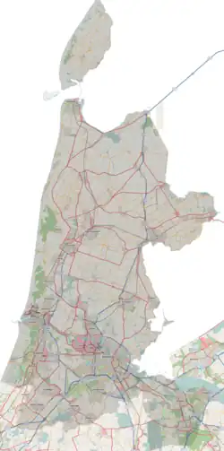 Noord-Holland, OpenStreetMap 2007