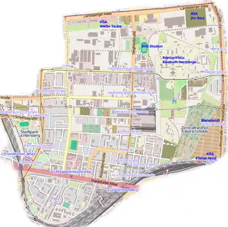 Kaart van Lichtenberg