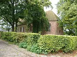 Achterzijde kerk Obergum