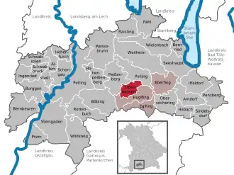 Kaart van Oberhausen