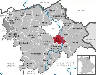 Kaart van Oberkotzau