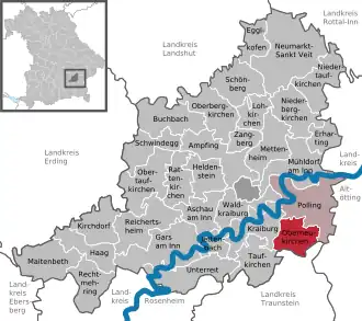 Kaart van Oberneukirchen