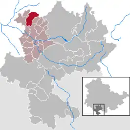 Kaart van Oberstadt (Duitsland)