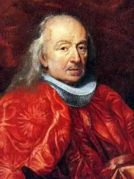 Della Torre in purperen ambtskleed