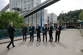 Bezoek van premier dr. Robert Golob aan de mijn in Velenje (14 september 2022)