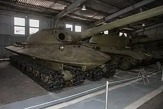 Het Object 279 in het Tankmuseum van Koeblinka.