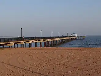 De pier van South Beach