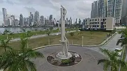 Sculptuur Ocean Reef I in Panama City (2016)