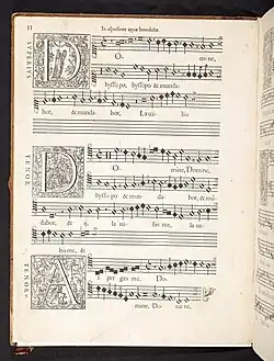 Het liedboek Octo Missae was het grootste boek dat Plantijn drukte. De pagina's zijn 55&nbsp;cm hoog en 40&nbsp;cm breed.