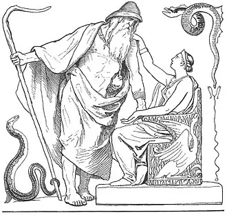 Odin en Frigg