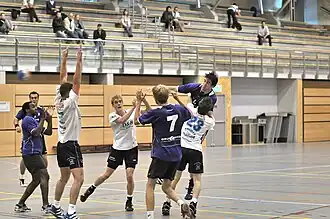 Oefenwedstrijd Gemini tegen Hercules in 2008.