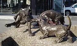 Als twee honden vechten om een been ..., Oegstgeest