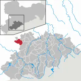 Kaart van Oelsnitz/Erzgeb.