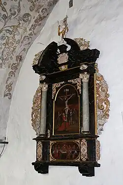 De oorspronkelijk barokke altaaropzet