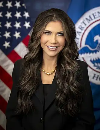 Kristi Lynn Arnold Noem in 2025