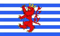 Vlag van de provincie Luxembourg