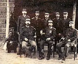 Officieren van het 7e Bataljon Infanterie aan de vooravond van de Lombok-Expeditie (1894)