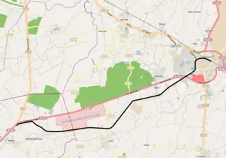 Kreisbahn Leer–Aurich–Wittmund op de kaart