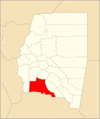 Kaart van departement