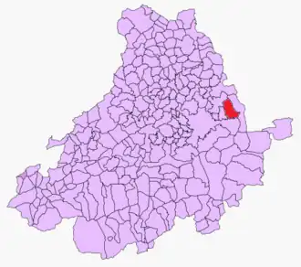 Kaart van Ojos-Albos