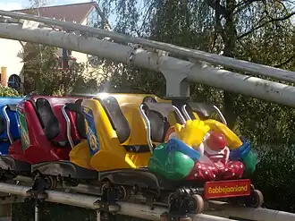 Stilstaande Oki Doki trein