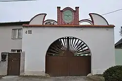 Poort met klavertje vier