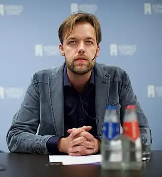 Olaf Koens bij de Nacht van de Journalistiek 2015