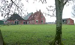 Boerderij Oldenzijl met de vroeg-17e-eeuwse voorgevel