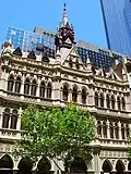 Architectuur in Collins Street.