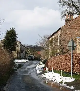 Straatbeeld in Oldstead