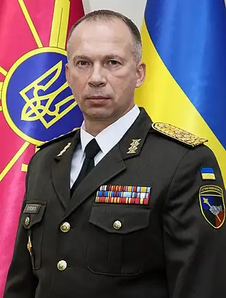Oleksandr Syrsky in maart 2021