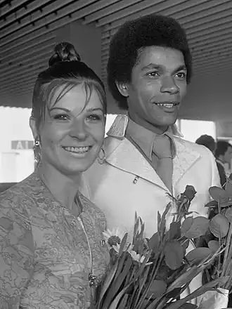 Olga de Haas en Sylvester Campbell (1969)