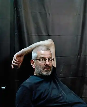 Thomas Rentmeister gefotografeerd door Oliver Mark, Berlijn 2014