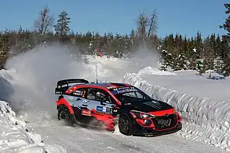 Het WRC-debuut van Solberg tijdens de Arctic Rally Finland in 2021