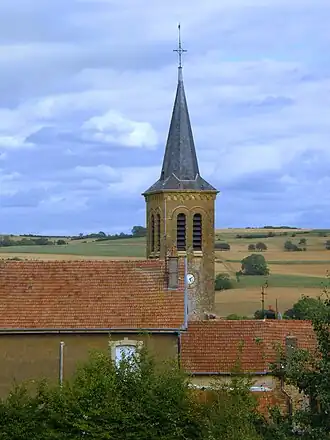 De kerk van Olizy-sur-Chiers