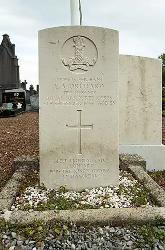 Graf van sgt L.A. Orchard