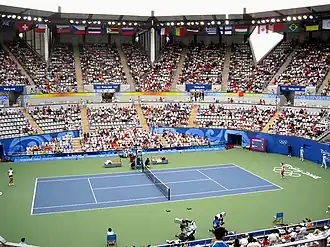 Het stadion tijdens de Olympische Spelen van 2008