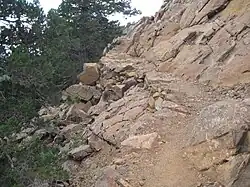 Wandelpad op de Olympus