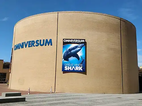 Het complex van het Omniversum in Den Haag.