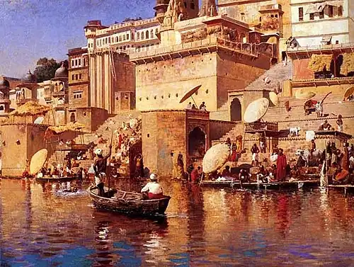 On The River Benares (ca. 1883)