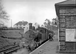 De stoompendel op 9 maart 1957 in Ongar.