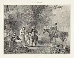 Ontmoeting in het bos