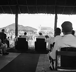 Bezoek van het koninklijk paar aan Barber (1955)