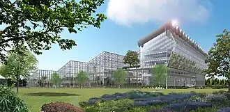 Ontwerp van de Villa Flora