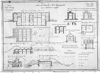 Bouwtekening fortgebouw