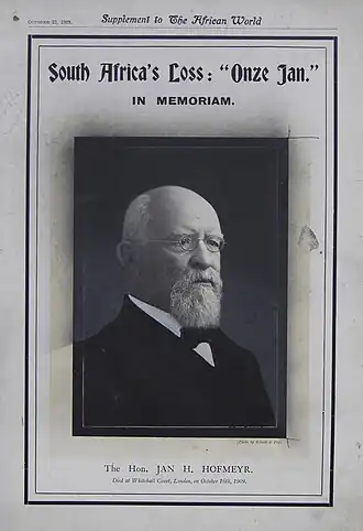 J.H. Hofmeyr (1845-1909) Collectie Zuid-Afrikahuis Amsterdam