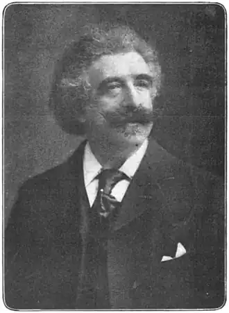 Portret van Hollman in Onze Musici (1911)