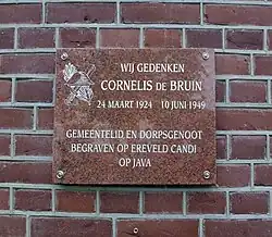 Monument voor Cornelis de Bruin
