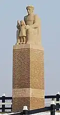 Oorlogsmonument (1950) in Kollumerpomp