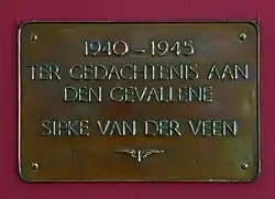 Plaquette in het NS-station